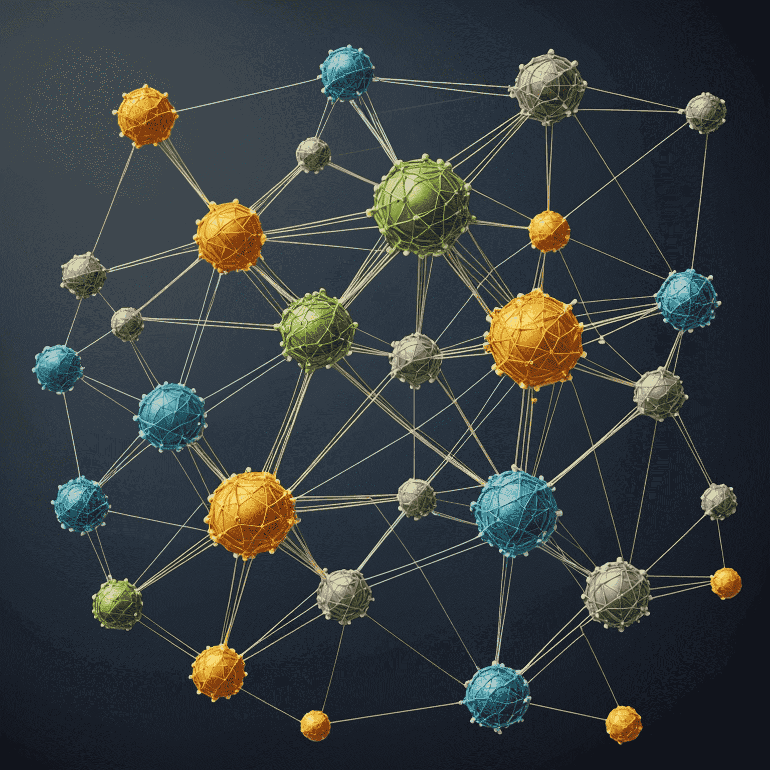 A visual representation of an artificial neural network, with interconnected nodes and layers, processing data to make predictions or decisions.